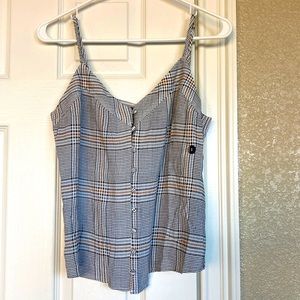 Abercrombie and Fitch Gingham Plaid Tank
